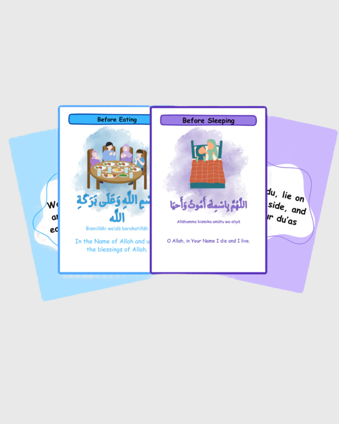 Daily Dua Flashcards – Fun & Interactive Islamic Learning for Kids